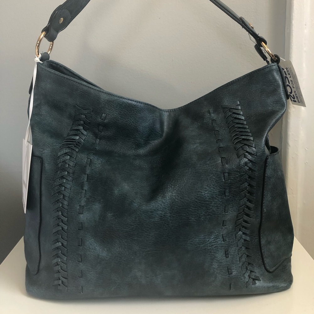 NWT - Casual faux-leather hobo bag
